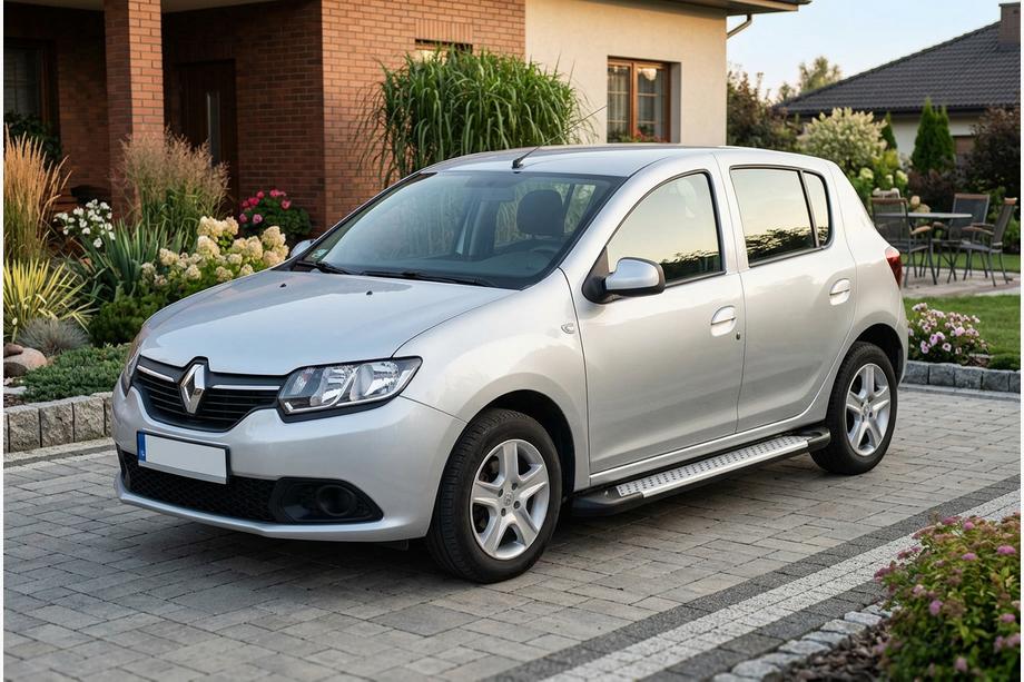 Renault Sandero 2013-2022 Estribos Laterales Allmond Grey (2 uds., Aluminio) Image