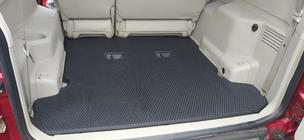 Mitsubishi Pajero Wagon IV 2006-2021 Alfombrilla de maletero (EVA, Negro) foto 1