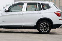 BMW X3 F25 2011-2018 Cubiertas de pilares de puerta en acero inoxidable foto 1