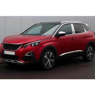 Cubiertas de pilares de puerta en acero inoxidable Peugeot 3008 2016-2023 foto 1