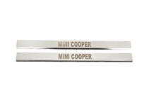 Mini Cooper R50/52/53 2000-2006 Cubiertas de umbral de puerta (Carmos, 2 uds, acero inoxidable) foto 2