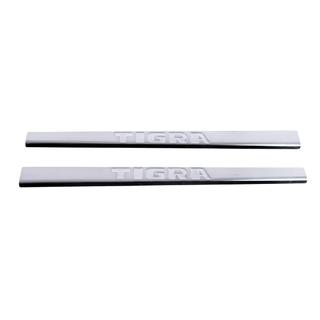 Protecciones de umbral Carmos (2 uds, acero inoxidable) Opel Tigra 2001-2009 foto 2
