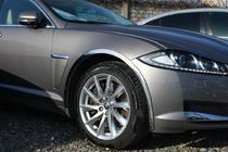 Jaguar XF 2009-2016 Molduras de aleta de acero inoxidable (4 uds) foto 2