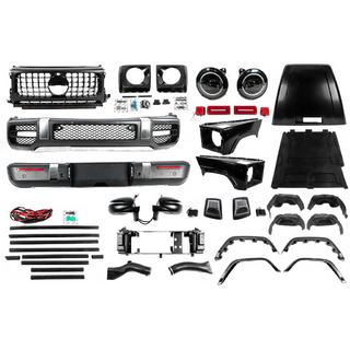 Kit de carrocería facelift a G63 AMG 2018 Mercedes G class W463 1990-2018 foto 3