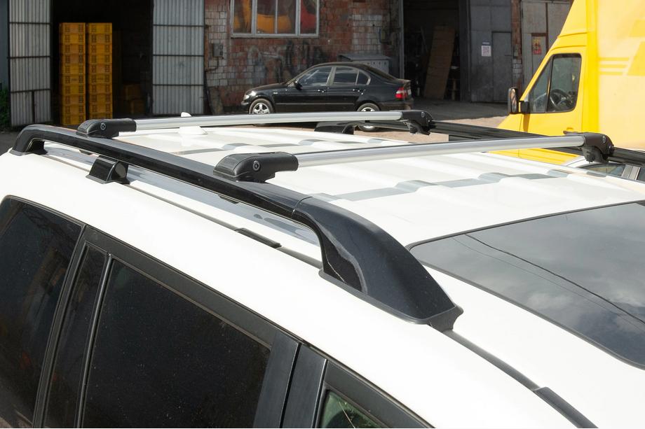 Jeep Grand Cherokee WK 2004-2010 Barras de techo para rieles con llave 2008-2015 (2 uds) Foto 3