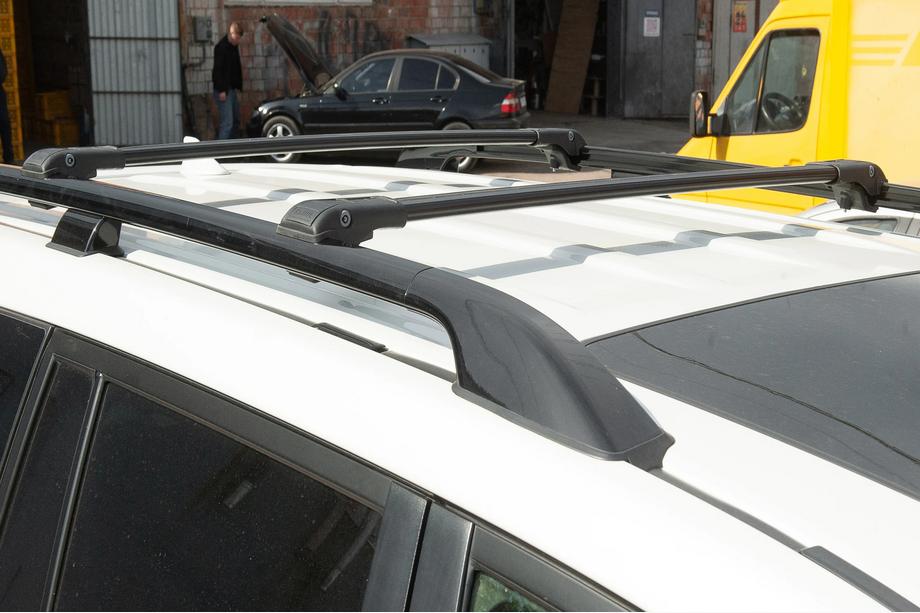 Jeep Grand Cherokee WK 2004-2010 Barras de techo para rieles con llave 2008-2015 (2 uds) Foto 5