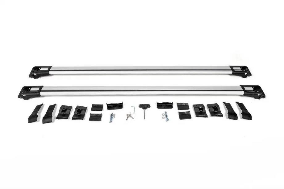 Jeep Grand Cherokee WK 2004-2010 Barras de techo para rieles con llave 2008-2015 (2 uds) Foto 12
