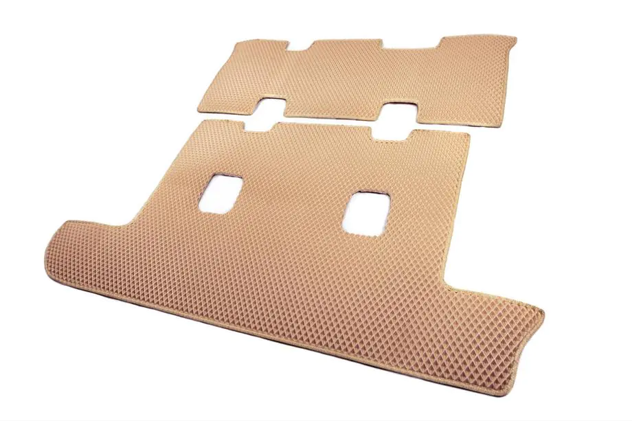 Toyota Land Cruiser 100 1998-2007 Alfombrilla de maletero 2 uds Beige (EVA, 7 plazas) Foto 6
