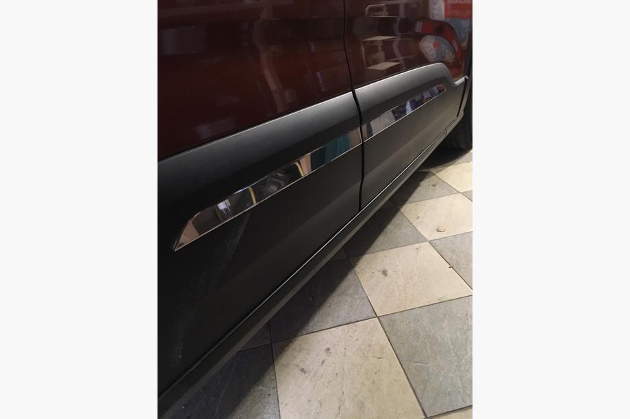 Peugeot Partner/Rifter 2019- Cubiertas de Molduras de Puerta en Acero Inoxidable OmsaLine - Acero Inoxidable Italiano Foto 4
