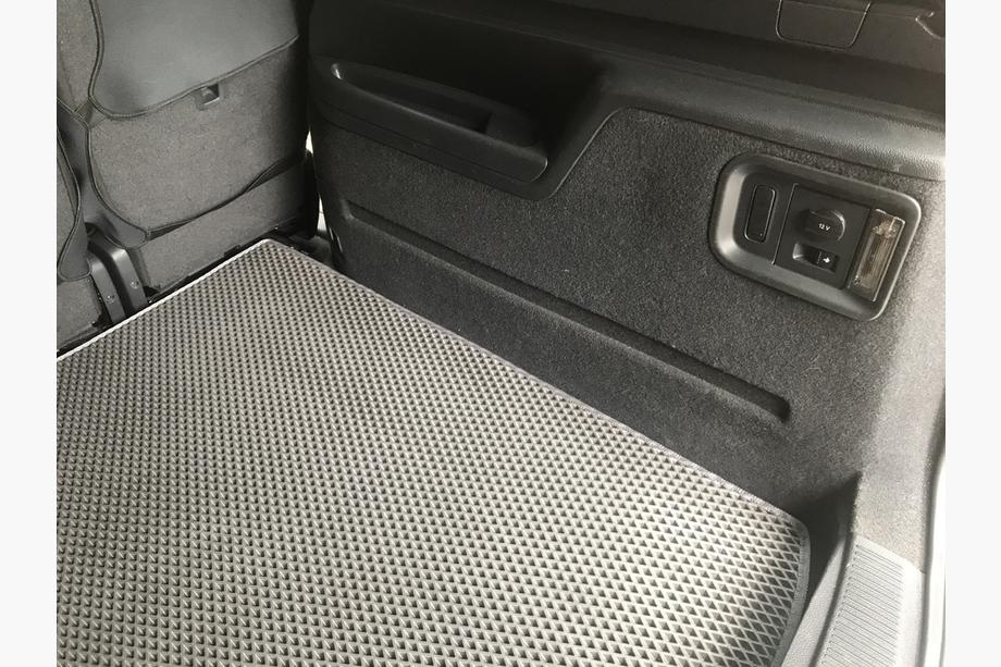 Volkswagen Sharan 2010-2023 Alfombrilla de Maletero Superior (EVA, Negro) Foto 5