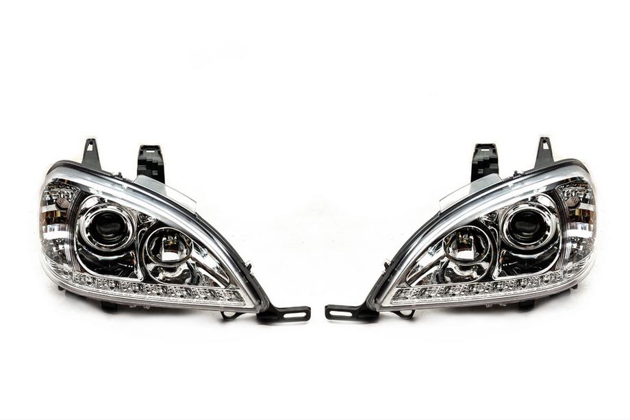 Mercedes ML W163 1997-2005 Faros delanteros (2 uds) Oscuro Image