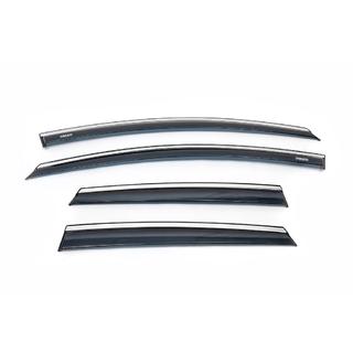 Deflectores de ventana con moldura cromada HB/SD (4 uds, Niken) Opel Astra J 2009-2015 foto 2