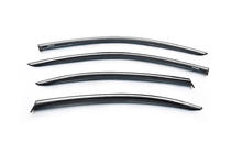 Skoda Superb 2015-2024 Deflectores de Ventana con Moldura Cromada SD (4 uds, Niken) foto 4