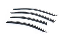 Skoda Superb 2015-2024 Deflectores de Ventana con Moldura Cromada SD (4 uds, Niken) foto 5