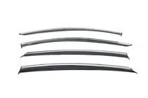 Opel Astra K 2016-2021 Deflectores de Ventana con Moldura Cromada HB (4 uds, Niken) foto 2