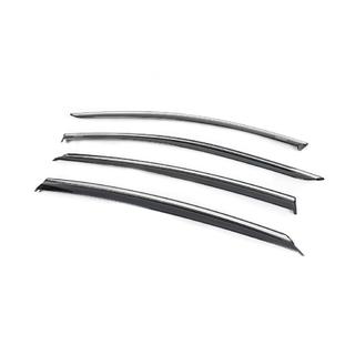 Deflectores de Ventana con Moldura Cromada HB (4 uds, Niken)