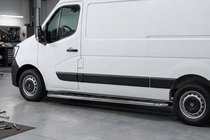 Opel Movano 2010-2021 Estribos Laterales Maydos V1 (2 uds., Aluminio) foto 1