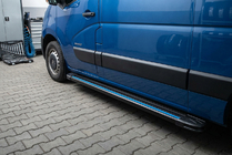 Renault Master 2011-2023 Estribos Laterales Maya Blue (2 uds., Aluminio) foto 1