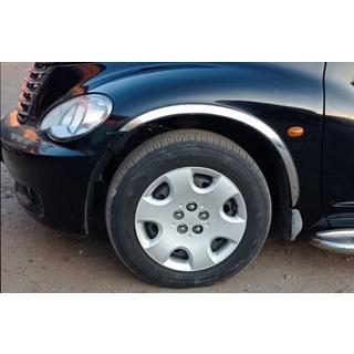 Aletines de aleta (4 uds, acero inoxidable) Chrysler PT Cruiser 2000-2010 foto 2