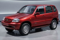 Chevrolet Niva 1998-2020 Estribos Laterales Maya Red (2 uds., Aluminio) foto 1