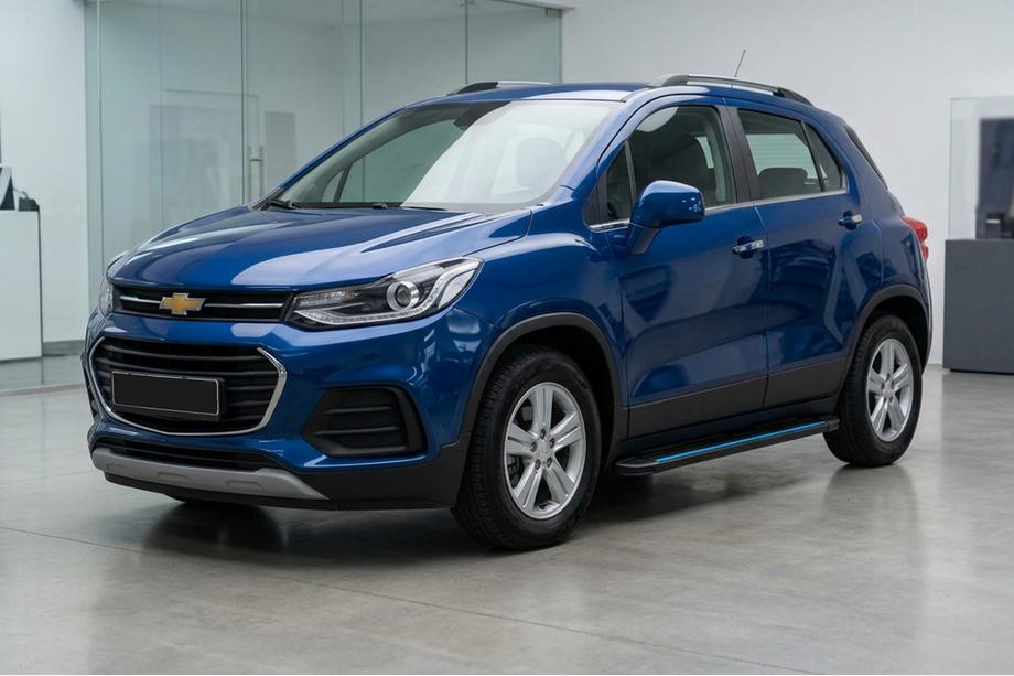 Chevrolet Trax 2012-2023 Estribos Laterales Maya Blue (2 uds., Aluminio) Image