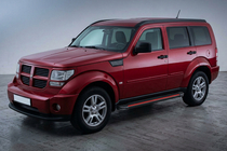 Dodge Nitro 2006-2011 Estribos Laterales Maya Red (2 uds., Aluminio) foto 1