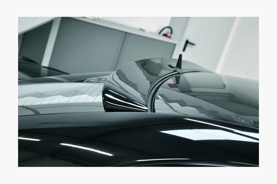 Mercedes E-class W211 2002-2009 Visera de luneta trasera (ABS, pintable) Image