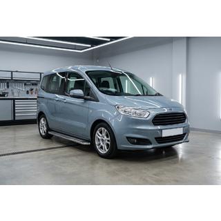 Estribos Laterales Maydos V2 (2 uds, acero inoxidable) Ford Courier 2014-2023 foto 1