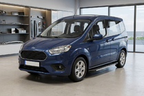 Ford Courier 2014-2023 Estribos laterales Bosphorus Grey (2 uds., aluminio) foto 1
