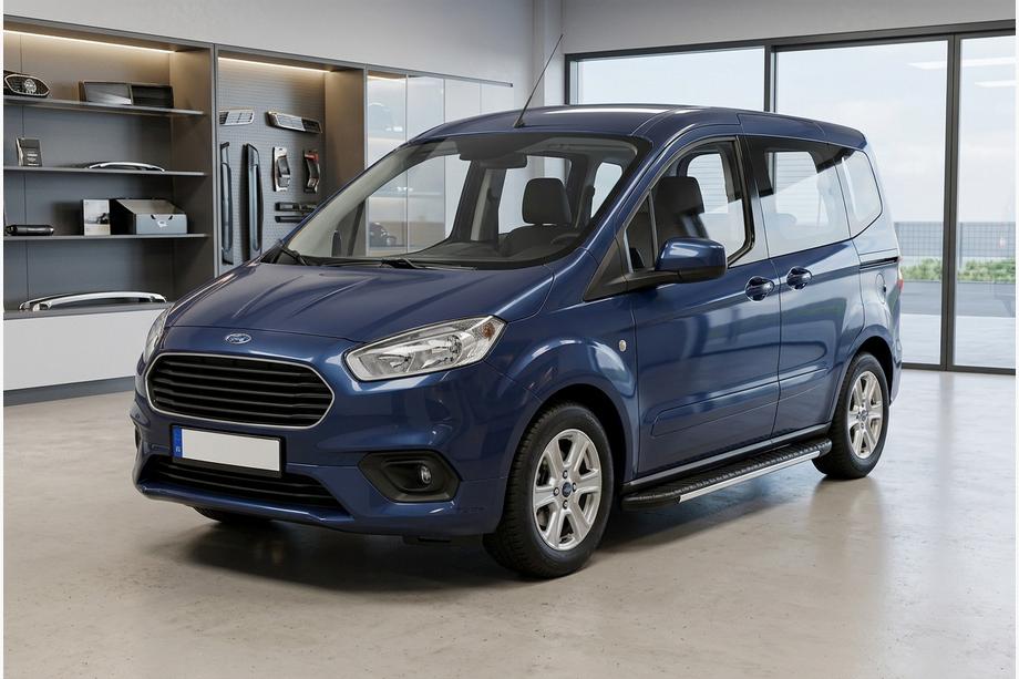 Ford Courier 2014-2023 Estribos laterales Bosphorus Grey (2 uds., aluminio) Image