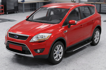 Ford Kuga 2008-2013 Estribos laterales Bosphorus Grey (2 uds., aluminio) foto 1