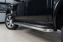 Ford Ranger 2007-2011 Estribos Laterales Maydos V2 (2 uds, acero inoxidable) foto 1