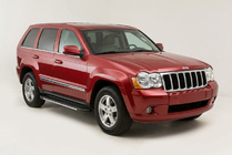 Jeep Grand Cherokee WK 2004-2010 Estribos laterales Bosphorus Grey (2 uds., aluminio) foto 1