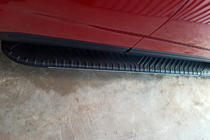 Kia Sorento II XM 2009-2014 Estribos laterales Bosphorus Grey (2 uds., aluminio) 2013-2016 foto 6