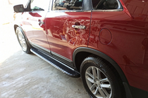 Kia Sorento II XM 2009-2014 Estribos laterales Bosphorus Grey (2 uds., aluminio) 2013-2016 foto 3