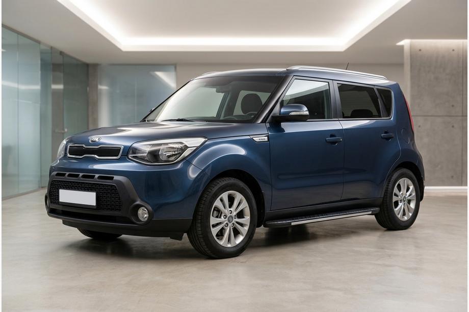 Kia Soul II 2013-2018 Estribos laterales Bosphorus Grey (2 uds., aluminio) Image