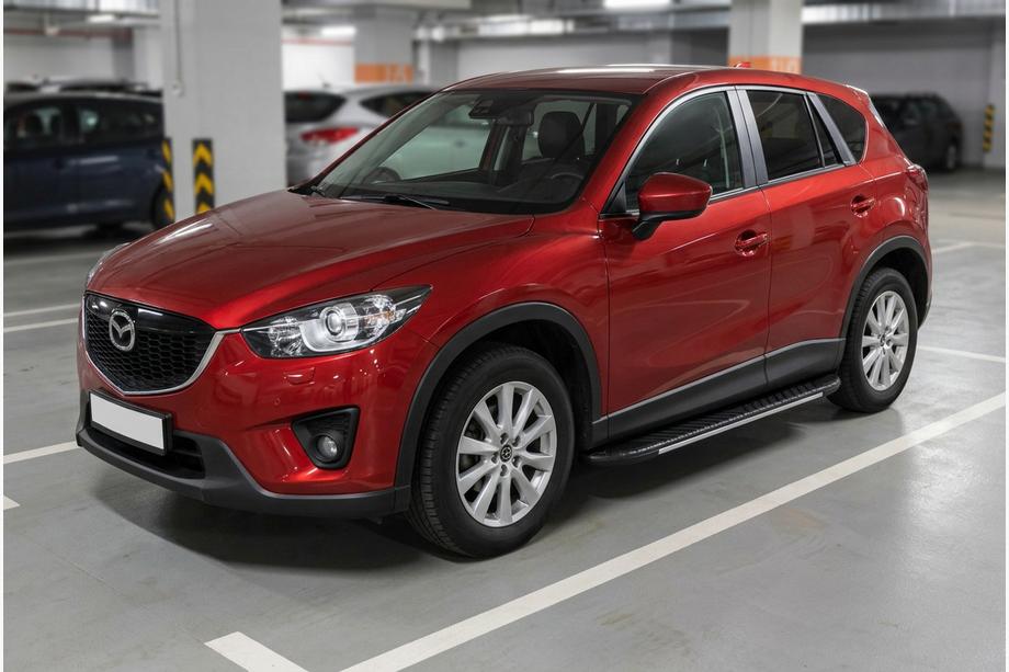 Mazda CX-5 2012-2017 Estribos laterales Bosphorus Grey (2 uds., aluminio) Image
