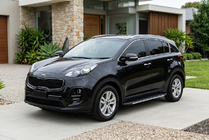 Kia Sportage 2015-2021 Estribos laterales Bosphorus Grey (2 uds., aluminio) foto 1