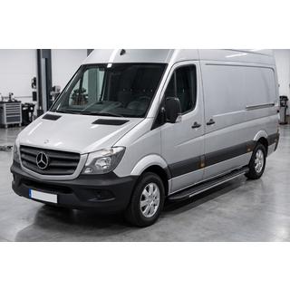 Estribos laterales Bosphorus Grey (2 uds., aluminio) Mercedes Sprinter W906 2006–2018 foto 1
