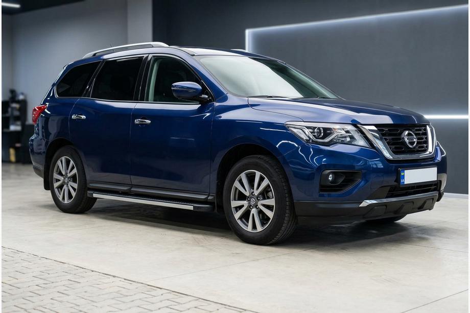 Nissan Pathfinder R52 2012-2021 Estribos Laterales Maya V1 (2 uds., Aluminio) Foto 1