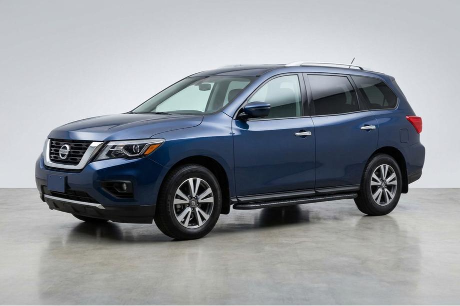 Nissan Pathfinder R52 2012-2021 Estribos Laterales Bosphorus Black (2 uds., Aluminio) Image