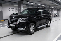 Nissan Patrol Y62 2010-2024 Estribos Laterales Maya V2 (2 uds., Aluminio) foto 1