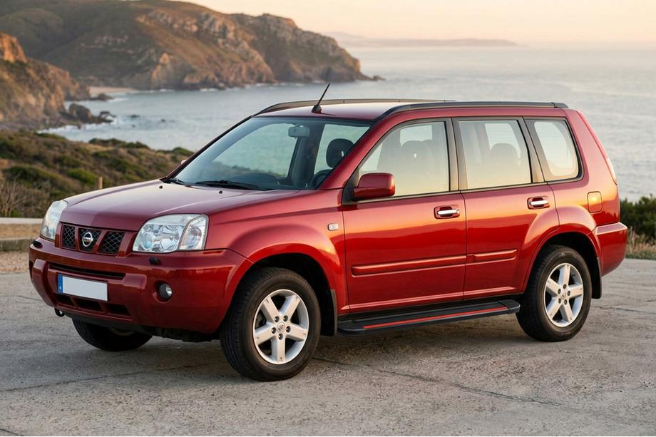 Nissan X-trail T30 2002-2007 Estribos Laterales Maya Red (2 uds., Aluminio) Image