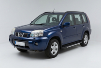 Nissan X-trail T30 2002-2007 Estribos laterales Bosphorus Grey (2 uds., aluminio) foto 1
