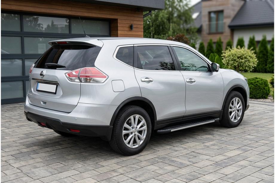 Nissan X-trail T32/Rogue 2014-2021 Estribos laterales Bosphorus Grey (2 uds., aluminio) Image