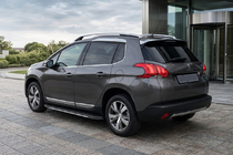 Peugeot 3008 2008-2016 Estribos laterales Bosphorus Grey (2 uds., aluminio) foto 1