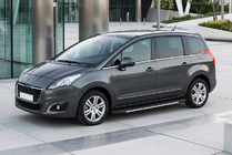 Peugeot 5008 2009-2016 Estribos laterales Bosphorus Grey (2 uds., aluminio) foto 1