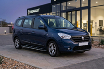 Renault Lodgy 2013-2022 Estribos laterales Bosphorus Grey (2 uds., aluminio) foto 1