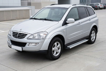 SsangYong Kyron 2005-2014 Estribos Laterales Maya V2 (2 uds., Aluminio) foto 1