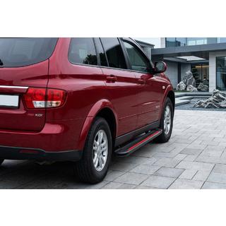 Estribos Laterales Maya Red (2 uds., Aluminio) SsangYong Kyron 2005-2014 foto 1